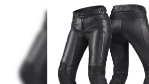 SHIMA MONACO Lady Leather Motorcycle Pants - Black