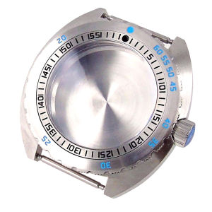 Silver 42mm Steel Diver Watch Case for NH34 NH35 NH36 NH37 NH38 NH39 NH70 NH72 Movement 200m Waterproof Wristwatch Parts