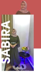 Gamis Ceruty Casual Full Furing Motif Polos Plus Size Bisa Cod - Gaun Lebaran Modern