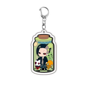 Bandai | Tokyo Ghoul Kaneki Ken Touka Kirishima Rize Kamishiro Acrylic Keychain Anime Keyring Decor