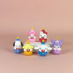 [NEW] Mô hình Melody Kuromi Hello Kitty Cinnamoroll Pompompurin Pochacco phiên bản giáng sinh 2024