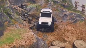 Ax30 Rc Remote Control Car 1/30 Scale Off Road Climbing Vehicle 4Wd All Terrain Non Slip Tires Shock Absorbers Powerful Durable