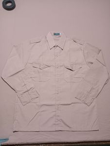 seragam sekolah Pramuka negeri lengan panjang warna kopi susu