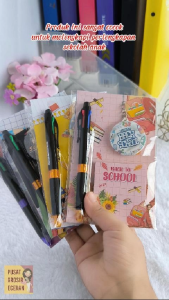 Paket 3in1 Spesial Seri School Souvenir Aneka Motif Hadiah Tema School Kenang-Kenangan Kado School