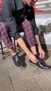 HAWKIN BLACK |ManNeedMe x Monday| Sepatu Oxford Pria | Pantofel Formal