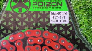 CHAIN & SPROCKET SET RAIDER 150 2in1  41T/14T