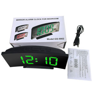 LED Digital Electronic Clock Backlight Large Number Alarm Clock Temperature Calendar Bedside Table Nightlight Home Decoration