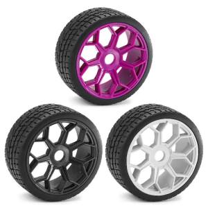 4PCS 1/7 1/8 101mm RC On-Road Tires Wheels for ARRMA Infraction F1 6S BLX Limitless Feiyue Mustang GT Upgrade Parts