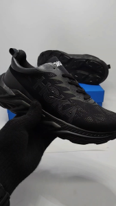 Sepatu Sneakers Running Hoka Pria Dewasa White Edition Ultra Ringan & Empuk Bisa untuk sekolah