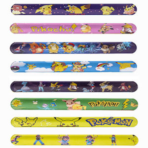Takara Tomy | Pokemon Button Bracelet Pikachu Statue Anime Wristband Childrens Clapping Band Education Toy Boys and Girls Birthday Party Gif