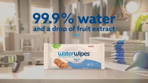WATERWIPES Worlds Purest Baby Wipes - Original Biodegradable 60pk (60 wipes) - Fragrance-Free for Premature Newborn Sensitive & Eczema Prone Skin