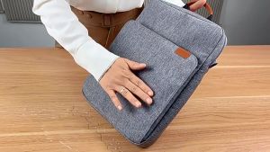 Ayuqi® Waterproof Tablet Crossbody Bag iPad Laptop Sleeve Messenger Handbag With Handle 11 inch