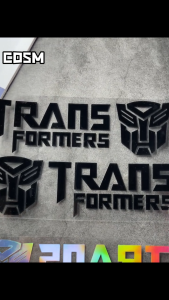 สติ๊กเกอร์หม้อแปลงสติ๊กเกอร์2ชิ้นรูปลอกไวนิลกันน้ำรถยนต์สำหรับอุปกรณ์สติกเกอร์สะท้อนแสงรถจักรยานยนต์รถยนต์