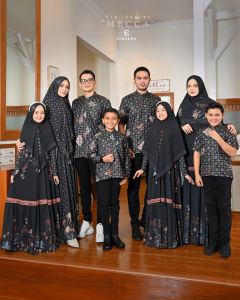 ELDEENA MECCA SARIMBIT Gamis Syari Family set / Serimbit Mecca eid Series By eL.Deena. Nazra Sha