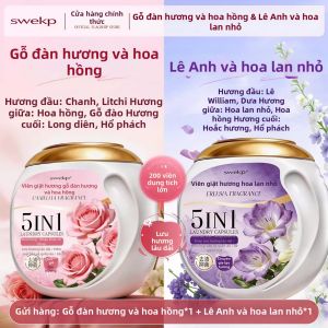 swekp | Viên Giặt Kháng Khuẩn Loại Bỏ Vết Bẩn Hương Dài Lâu