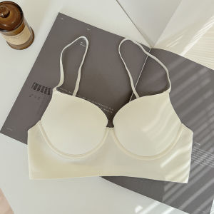 Invisible U-Shape Backless Bra Womens Thin Invisible Back Beauty Bra Gathered Small Chest Subcutaneous Tissue Prevention Bra