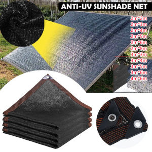 Black Anti Ultraviolet 6-pin Shading Net: A Family Outdoor Garden Sunscreen & Walking Car Sunshade