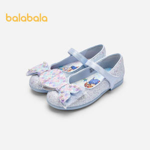 Balabala Childrens Shoes Childrens Princess Shoes Girls Sandals 2024 Summer New Glow In The Dark Literary Style Mary Jane Shoes