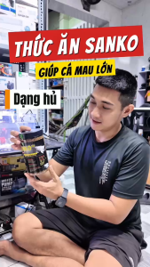 Hủ 500gram SanKo Pro Thức Ăn Giúp Cá Cảnh Mau Lớn Nhanh Nhiều Dinh Dưỡng (Việt Sing)