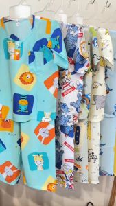 Set 3 Bộ đồ Tole bé Trai Tay Ngắn Quần Dài - Có 12 size cho bé 5-38kg - Đồ ngủ Bé Trai chất tôn lanh mềm mại thoáng mát - đồ bộ bé gái