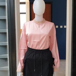 cod blouse wanita korea lengan panjang T8123