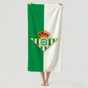 Funko | Team R-Real B-Betis ball Towel Drying Bath Towel Applicable To Light Swimming Camping Yoga Beach Out Balompie