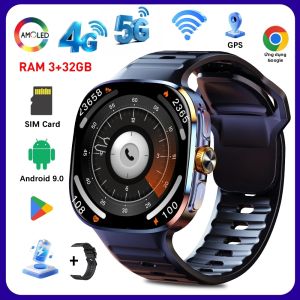 Đồng Hồ Thông Minh M99 5G 2026 Mẫu Mới Với Màn Hình AMOLED 2.4 Inch Camera Xoay Hỗ Trợ SIM WiFi Gọi Điện Độc Lập GPS Dành Cho Android Và IOS
