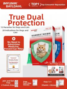 BAYLDAHL | Flea & Ear Mite Pet Deworming Medicine
