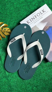 Sandal Jepit Pria Wanita Rubber Anti Slip Empuk Trendy Kekinian