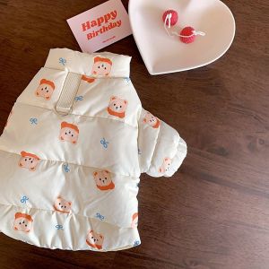 Áo Bông Thú Cưng Bixin Dày Dặn Mùa Đông Quần Áo Cho Chó Con Chó Poodle Bomei Áo Thu Đông Dày Dặn