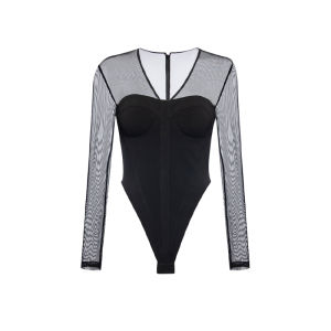 Seductive V-Neck Bodycon Onesie