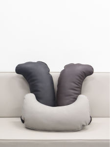 U-Shaped Pillow Hair Salon Special Breathable Hole Silk Filling Moon Tooth Pillow Luxury Living Room Decorative Cushion