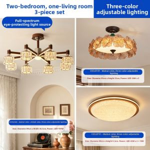 YIGELIGHTING | French Vintage Chandelier Mid Century Style Romantic Luxury Hall Light