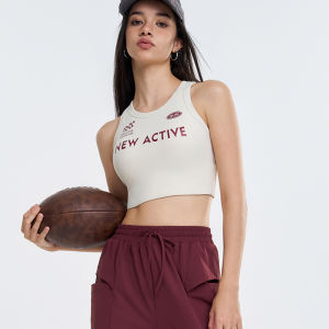 American sports vest womens retro exterior fitness suit high-intensity running one-piece yoga suit bra