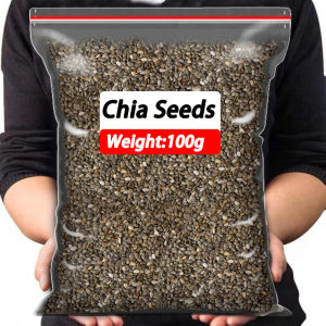 [NEW!!] Organic Chia Seeds 100g  𝗡𝗼𝗻-𝗚𝗠𝗢 Gluten-Free Keto/Low Carb Superfood