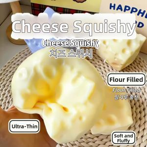 Giant Cheese-shaped Slow Rebound Stress Relief Toy