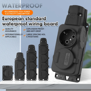 STOP KONTAK COLOKAN ANTI AIR 16A 250V EU DILENGKAPI DENGAN PENUTUP