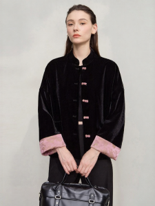 AMII | Elegant Classical Autumn Tang Style Outerwear Womens Coat