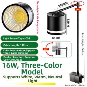 BONADUO | Stream Aquarium LED Light Full Spectrum Spotlight for Plants