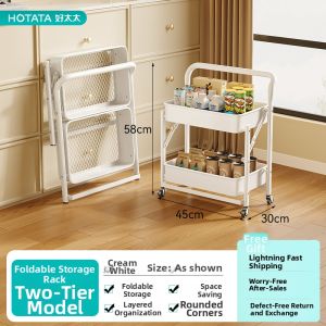 Hotata | Mobile Foldable Kitchen Storage Rack