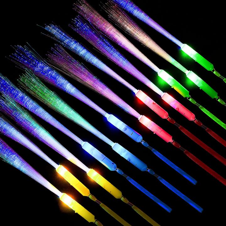 12 pieces Luminous fiber Rod LED Light Rod Fiber rod LED Flicker