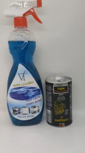 DUY TRÌ ĐỘ NHỚT ĐỘNG CƠ CỦA SẢN PHẨM SENFINECO 9971 300ml AND NƯỚC LAU KÍNH VT 800ml (Senfineco 9971 Engine Protect Ceramol 300ml and Glass Cleaner 800ml)