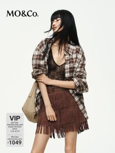 MO&Co. | Vintage Faded Flannel Check Oversized Shirt