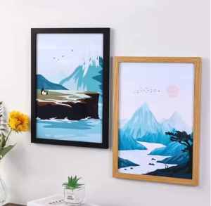 SG Stock [offer] A4 Photo Frame Wooden Picture Frame Certificate Holder Table Wall Display Graduation Photos Gift