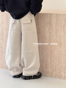 Quần Dài Ống Đứng Cho Bé Trai Mùa Thu Quần Thể Thao Rộng Rãi Cho Bé Trai Quần Dài Cotton Thoải Mái Cho Bé Trai Từ 3-14 Tuổi