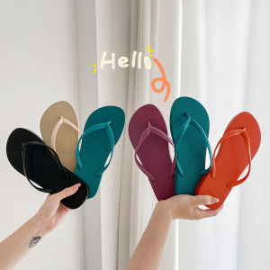 Dép Đế Bằng Chống Trượt Mùa Hè Cho Nữ Đi Biển Thời Trang Thường Ngày Đế EVA Dép Xăng Đan PVC Thoáng Khí Thoải Mái