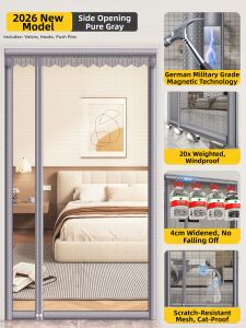 ZTION | Insect Resistant Magnetic Adhesive Door Curtain