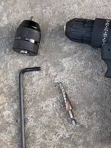 3/8-24 UNF Non Self Locking Drill Chuck 10mm All Metal Multiple Purposes Electric Tools