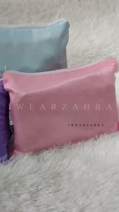 POUCH RESLETING PRINTING - Kantong resleting bag parcel souvenir custom gambar goodie bag tas kado tempat aksesoris dan alat tulis