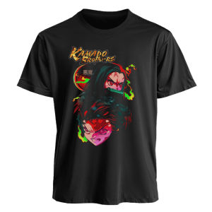 เสื้อยืดลายอนิเมะดาบพิฆาตอสูร คามาโดะ บราเธอร์ส เสื้อยืดกราฟิกสำหรับผู้ชายและผู้หญิง ผ้าฝ้าย แขนสั้น สไตล์ลำลอง เสื้อท็อปฤดูร้อน สตรีทแวร์ คอสเพลย์ ยุค Y2K